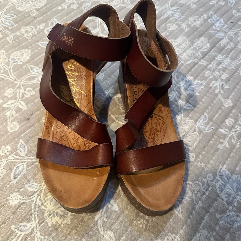 Blowfish Brown Leather Sandals